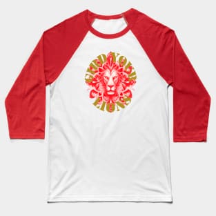 Gird Your Lions England Motivational Idiom Red Baseball T-Shirt